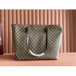 gucci官网旗舰店古驰 547974 Ophidia GG帆布拉链购物袋