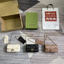 gucci官网价格古驰 768293 GG Marmont系列迷你手袋链条包