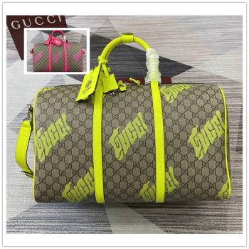 古驰中国官网GUCCI 834962 GG 饰印花旅行包旅行袋