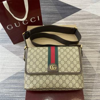 gucci官网中文版古驰 834467 Ophidia系列中号邮差包