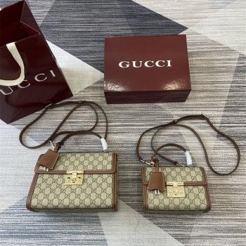 古驰女士包GUCCI 838999/838998 Padlock系列小号/中号手提包
