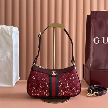 gucci包古驰 841341 Ophidia系列小号肩背包（水晶钻）