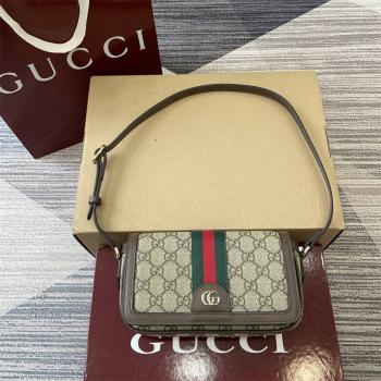 gucci意大利官网古驰 838471 Ophidia系列迷你肩背包