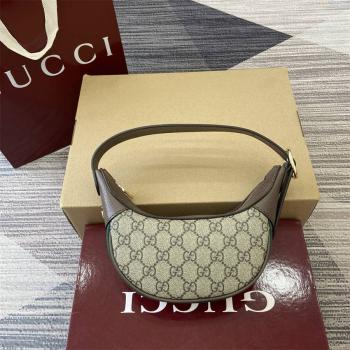 gucci官网价格古驰 838479 Ophidia系列小号肩背包牛角包
