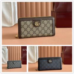 gucci旗舰店古驰 706844 Ophidia 系列全拉链钱包