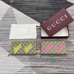 gucci官网中文版古驰 835324 GG 饰印花双色全拉链钱包