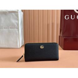 古驰官网GUCCI 456117 GG Marmont系列全拉链式钱包