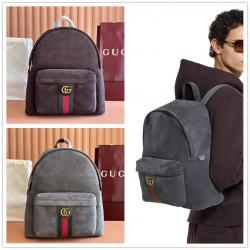 gucci价格古驰 834466 Ophidia系列中号背包双肩包（绒面磨砂）