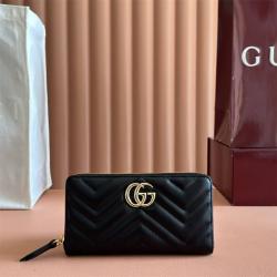 gucci价格古驰 443123 GG Marmont系列全拉链式钱包（新五金）