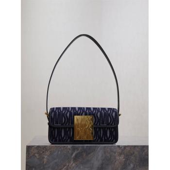 迪奥香港官网 M2610 Miss Dior 翻盖手袋单肩包（牛仔布）