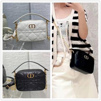 迪奥中国官网 M3352 Dior Caro 顶部手柄相机包