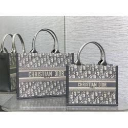 dior中国官网迪奥 M1325/M1324 Book Tote 小号/中号托特包（灰色）