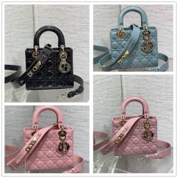 迪奥包 M0538 Lady Dior My ABCDior 小号四格戴妃包（漆皮）