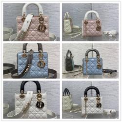 迪奥包包 M0505/M0538 Lady Dior My ABC 迷你/小号三格/四格戴妃包
