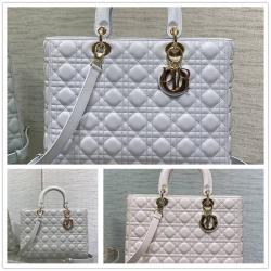 DIOR迪奥包包官网 M0566 LADY 七格大号翻盖戴妃包