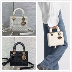 迪奥包包官网价格 M0531 Lady Dior 小号四格戴妃包（幸运星）