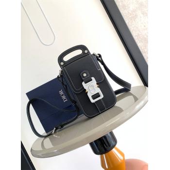 dior美国官网迪奥 2ADCA446 马鞍迷你信使包斜挎包手机包