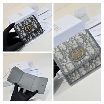 dior官方网站迪奥 S2057 30 Montaigne Lotus 蒙田三折钱包