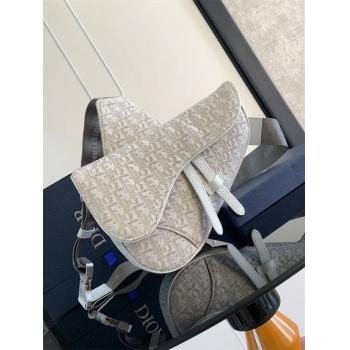 dior中国官网迪奥 1ADPO093 Saddle Oblique提花马鞍包