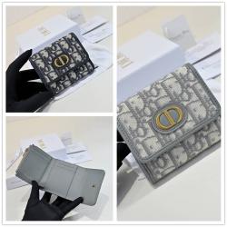dior官方网站迪奥 S2057 30 Montaigne Lotus 蒙田三折钱包