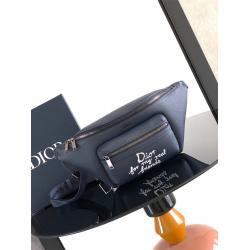 迪奥男包 1ESBO077 DIOR AND HYLTON NEL Rider 2.0 腰包